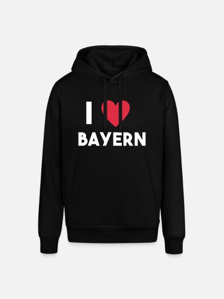 ich liebe Bayern - Stanley/Stella Unisex Hoodie SOUNDER - Schwarz