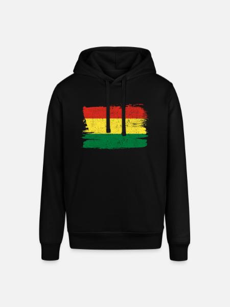 Bolivia Flag Bandiera Fred Vintage - Stanley/Stella SOUNDER unisex hoodie - sort