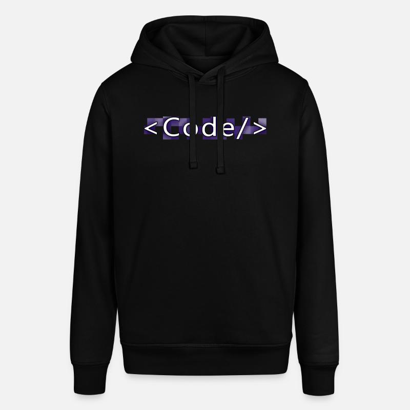 Code style (purple) - Sweat à capuche SOUNDER Stanley/Stella Unisexe - noir