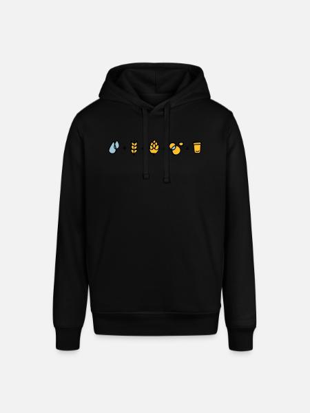 Bier Formel - Stanley/Stella Unisex Hoodie SOUNDER - Schwarz