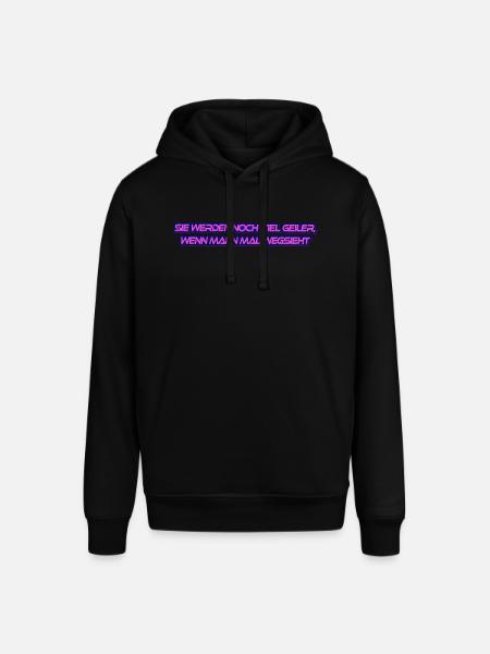 Geile Brüste - schau weg!!! - Stanley/Stella Unisex Hoodie SOUNDER - Schwarz