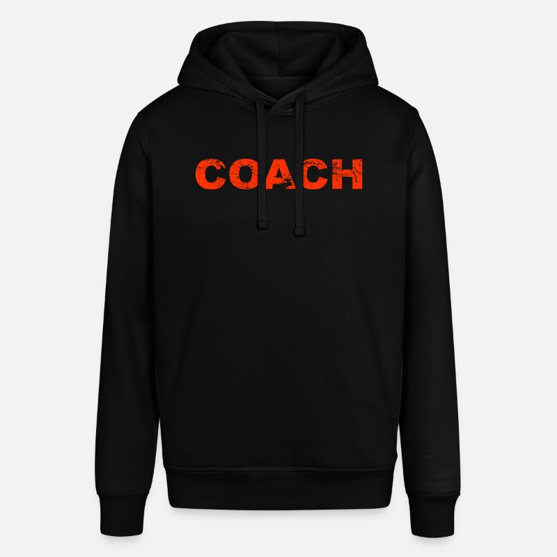 Coaching Trainer Training Spruch Coach - Stanley/Stella Unisex Hoodie SOUNDER - Schwarz