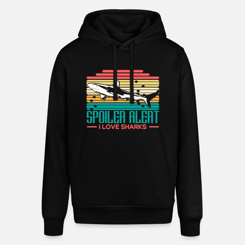 Hai Raubfisch Geschenkidee - Stanley/Stella Unisex Hoodie SOUNDER - Schwarz