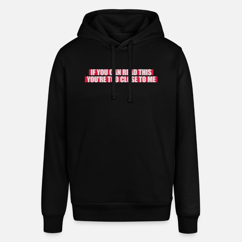 trop près de moi - Sweat à capuche SOUNDER Stanley/Stella Unisexe - noir