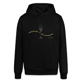 Hokus Pokus Secco Modus Design - Stanley/Stella Unisex Hoodie SOUNDER - Schwarz - Vorne - Alina (178cm) & Michal (187cm)