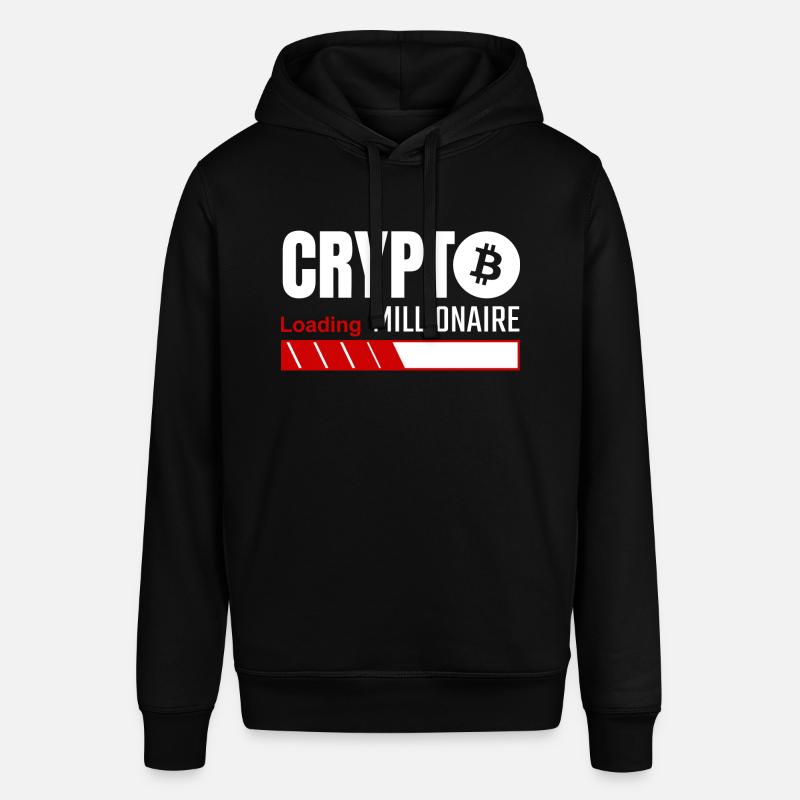 Crypto Millionaire Loading - bitcoin - Stanley/Stella SOUNDER Unisex Hoodie - black