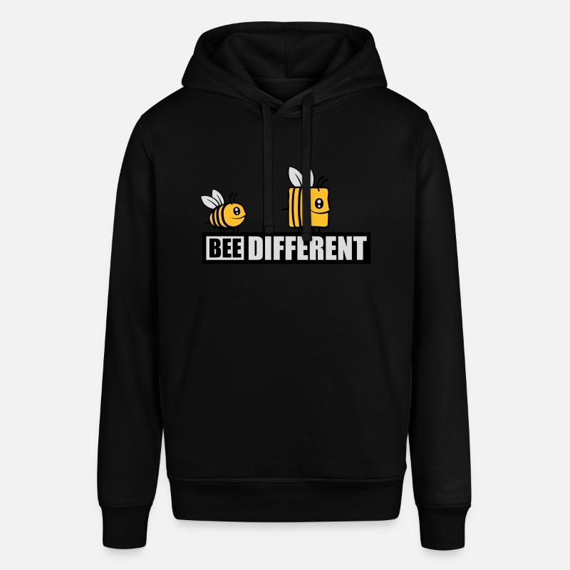 bee citation différente - Sweat à capuche SOUNDER Stanley/Stella Unisexe - noir