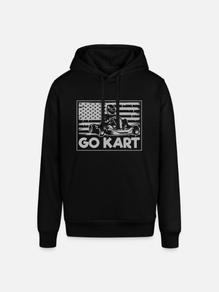 Gokart Go Kart Bil Race - Stanley/Stella SOUNDER unisex hoodie - sort