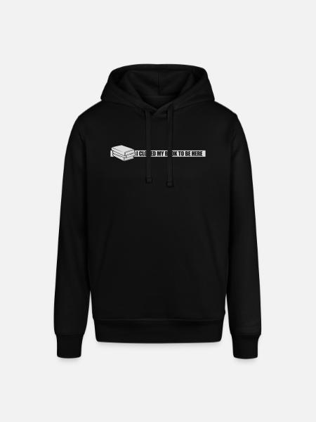 I closed my book - Stanley/Stella SOUNDER Unisex Hoodie - black