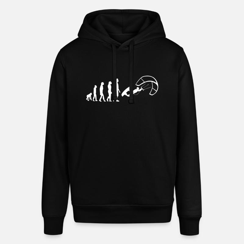 Kitesurfer Evolution Kiteboard Kiteboarding - Stanley/Stella SOUNDER Unisex Hoodie - black