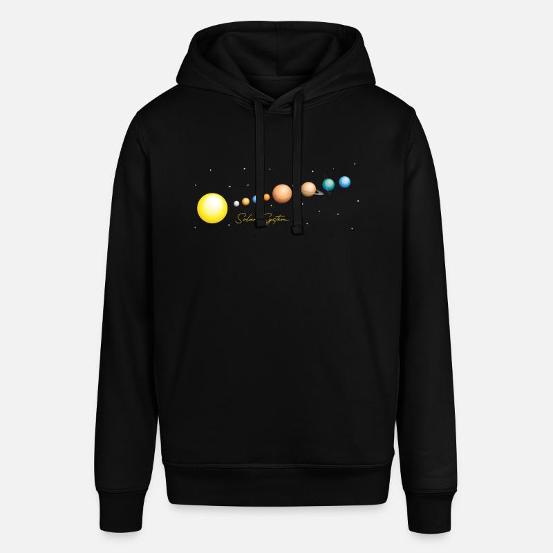 Solsystem - Luvtröja SOUNDER unisex från Stanley/Stella - svart