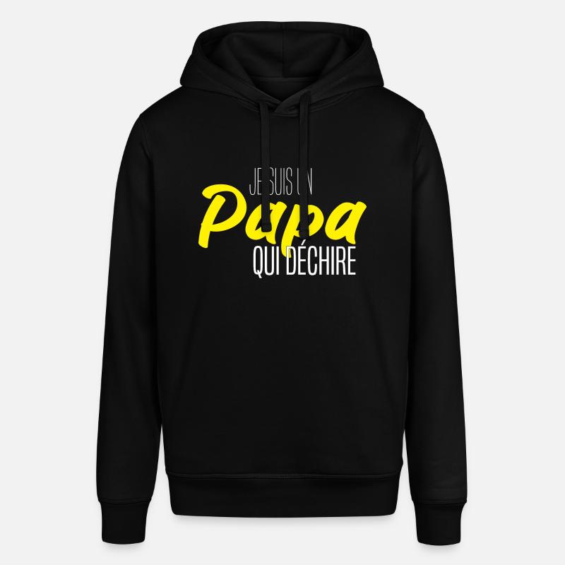 PAPA QUI DÉCHIRE - Sweat à capuche SOUNDER Stanley/Stella Unisexe - noir
