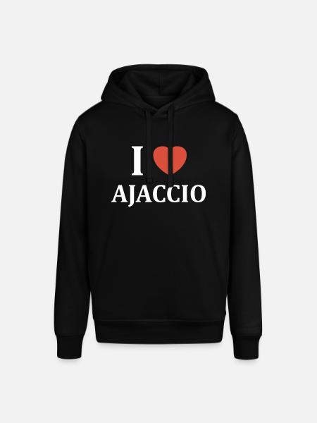 i love ajaccio - Sweat à capuche SOUNDER Stanley/Stella Unisexe - noir