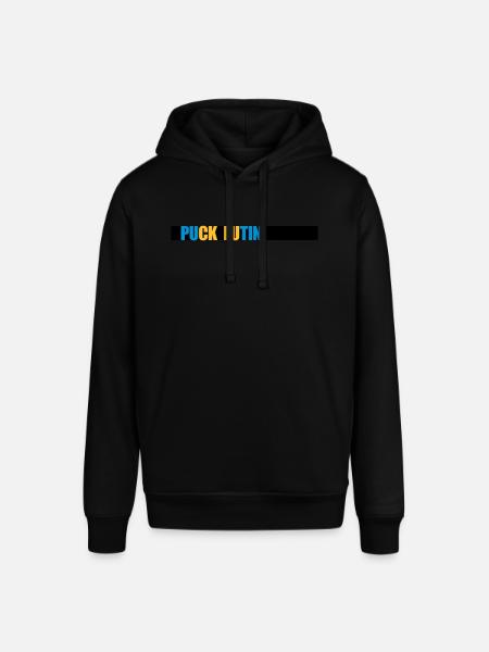 puck futin logo design - Stanley/Stella SOUNDER Unisex Hoodie - black