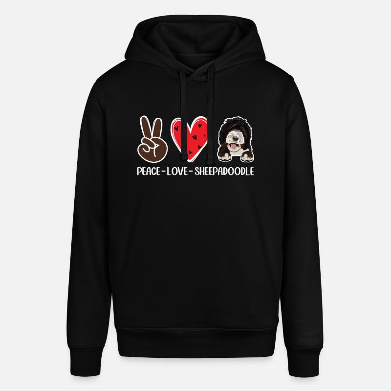 Sheepadoodle Doodle Dog - Sweat à capuche SOUNDER Stanley/Stella Unisexe - noir