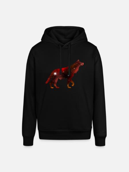 Galaxy Hyena - Stanley/Stella Unisex Hoodie SOUNDER - Schwarz