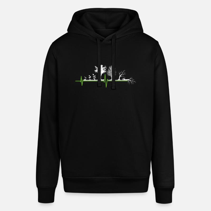 Pflanze Baum Evolution Garten Herzschalg - Stanley/Stella Unisex Hoodie SOUNDER - Schwarz