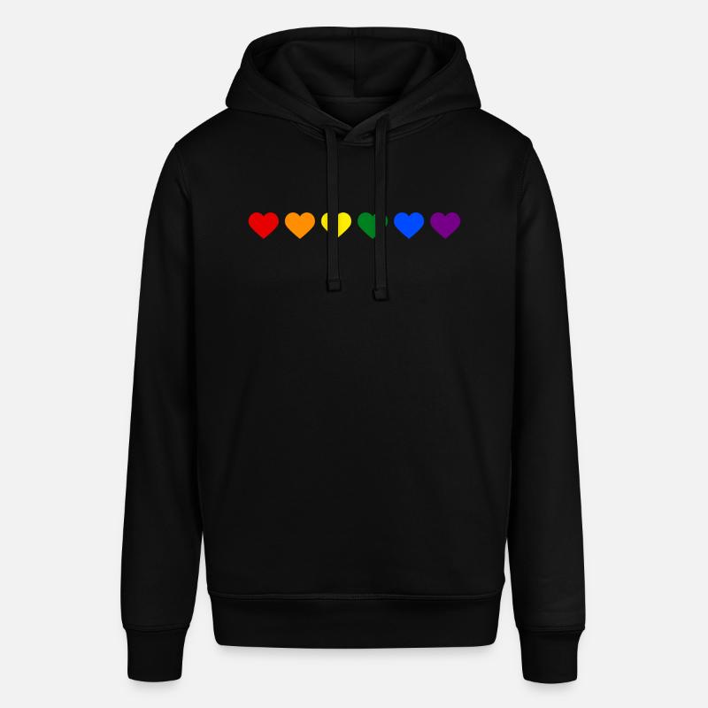 coeur arc - Sweat à capuche SOUNDER Stanley/Stella Unisexe - noir