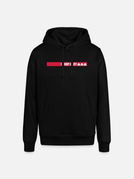 I poop a lot - Stanley/Stella SOUNDER Unisex Hoodie - black