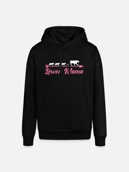Mutter Löwen Mama - Stanley/Stella Unisex Hoodie SOUNDER - Schwarz