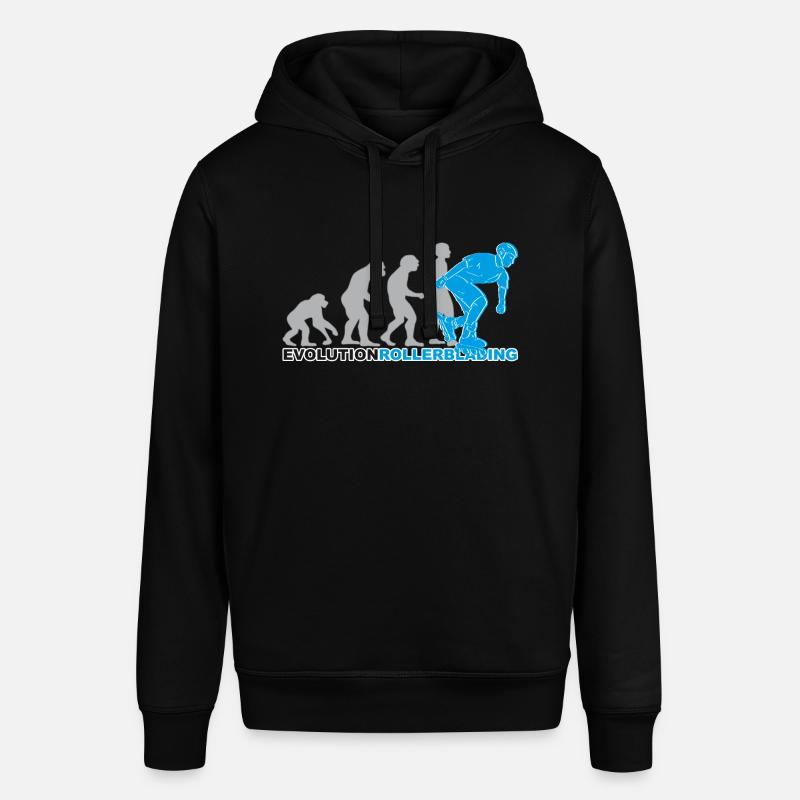 evolution rollerblading, inline skates, skating - Stanley/Stella SOUNDER Unisex Hoodie - black
