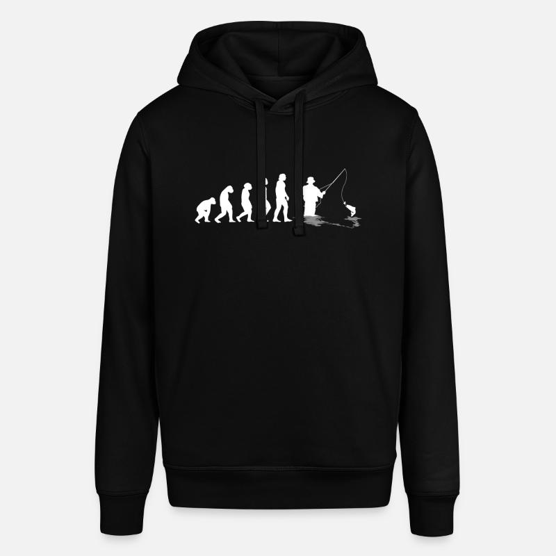 Pêche Évolution de l’homme - Sweat à capuche SOUNDER Stanley/Stella Unisexe - noir
