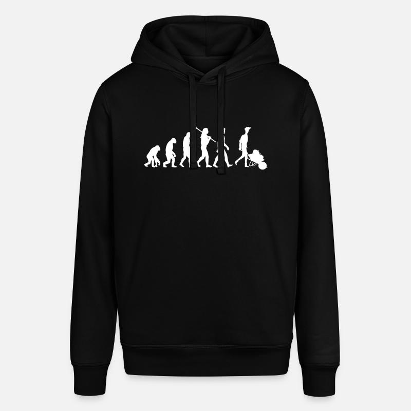 évolution jardinier - Sweat à capuche SOUNDER Stanley/Stella Unisexe - noir