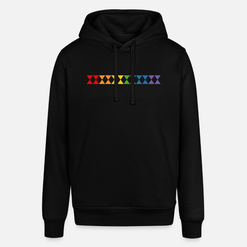 Regenbogen triangles - Stanley/Stella Unisex Hoodie SOUNDER - Schwarz