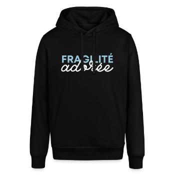 Fragilité adorée - hypersensible - Sweat à capuche SOUNDER Stanley/Stella Unisexe - noir - Devant - Alina (178cm) & Michal (187cm)