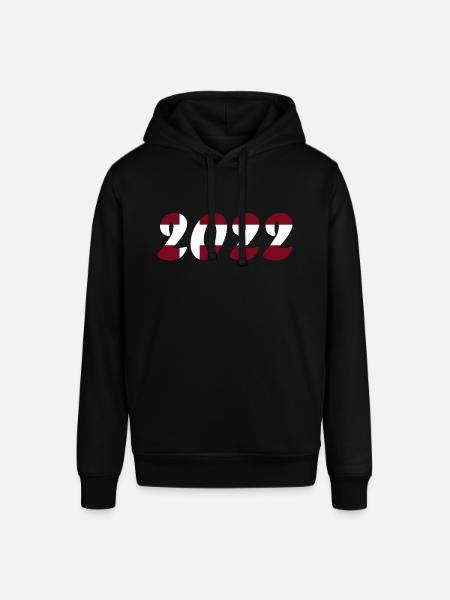Équipe nationale du Danemark - Sweat à capuche SOUNDER Stanley/Stella Unisexe - noir