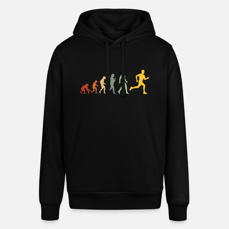 Evolution to triathlon - Running Evolution - Stanley/Stella SOUNDER Unisex Hoodie - black