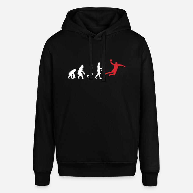 Évolution du handball - Sweat à capuche SOUNDER Stanley/Stella Unisexe - noir