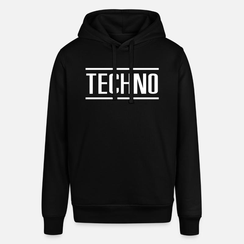 Techno - Sweat à capuche SOUNDER Stanley/Stella Unisexe - noir