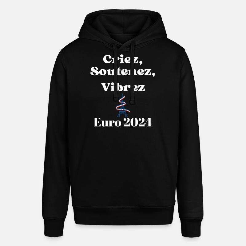 Criez soutenez vibrez - Sweat à capuche SOUNDER Stanley/Stella Unisexe - noir