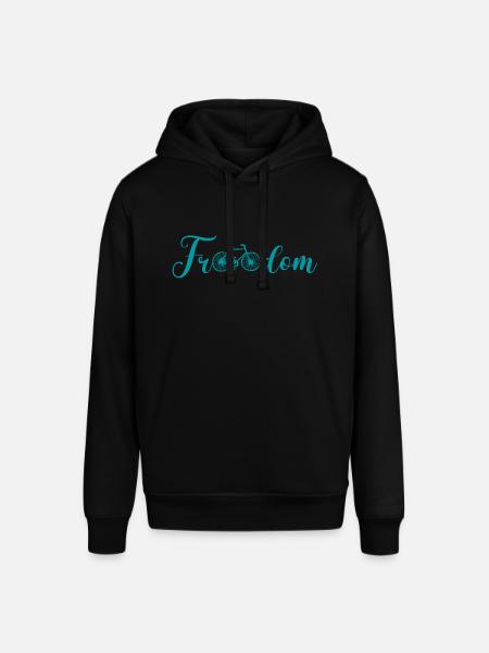 Cycling to freedom - Stanley/Stella SOUNDER Unisex Hoodie - black
