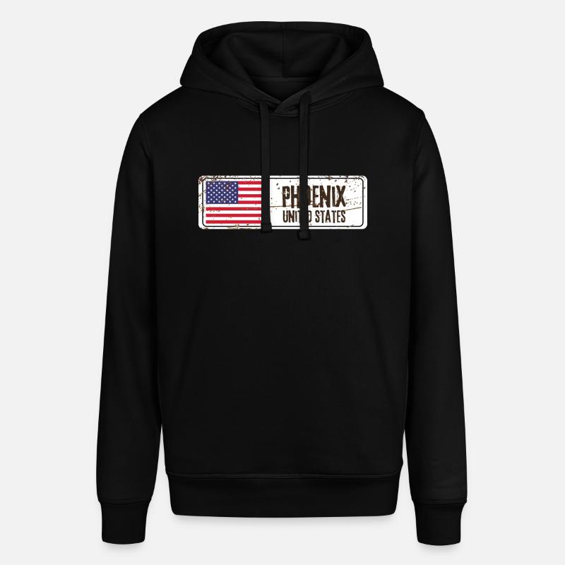 Drapeau des États-Unis Phoenix - Sweat à capuche SOUNDER Stanley/Stella Unisexe - noir