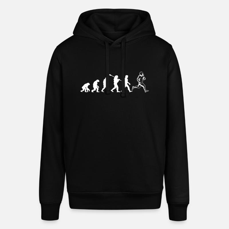 L'évolution de Rugby - Sweat à capuche SOUNDER Stanley/Stella Unisexe - noir