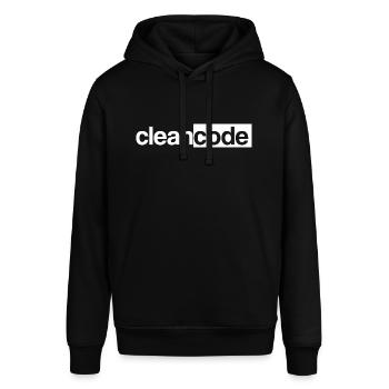 Clean code - Stanley/Stella Unisex Hoodie SOUNDER - Schwarz - Vorne - Alina (178cm) & Michal (187cm)
