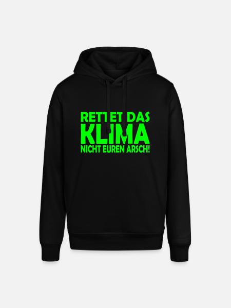 Klima retten - Stanley/Stella Unisex Hoodie SOUNDER - Schwarz