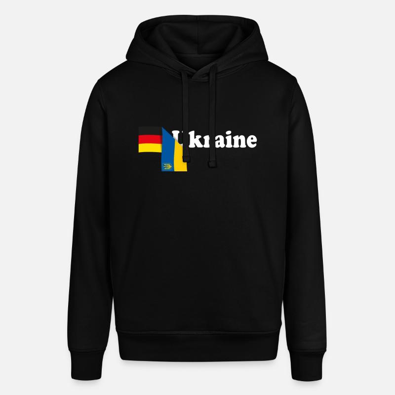 Allemagne Ukraine Tryzub Drapeau - Sweat à capuche SOUNDER Stanley/Stella Unisexe - noir