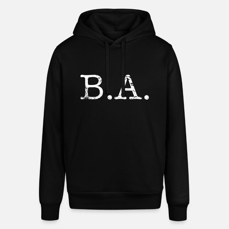 B.A. - Baccalauréat ès arts - Sweat à capuche SOUNDER Stanley/Stella Unisexe - noir