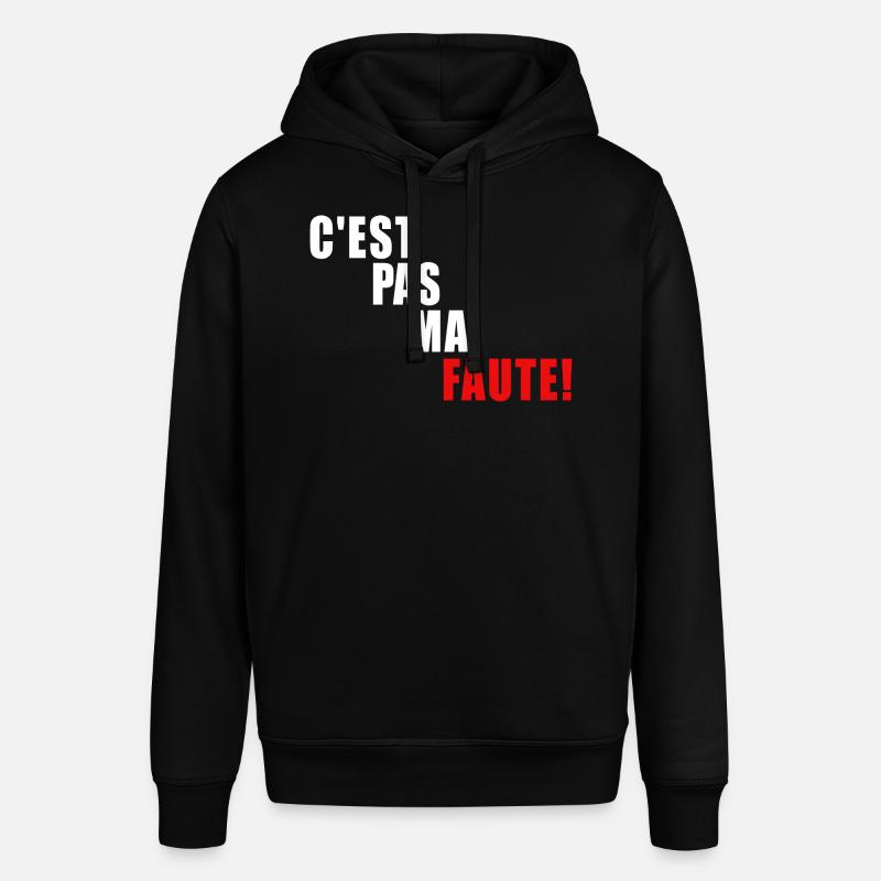 c'est pas ma faute - Sweat à capuche SOUNDER Stanley/Stella Unisexe - noir