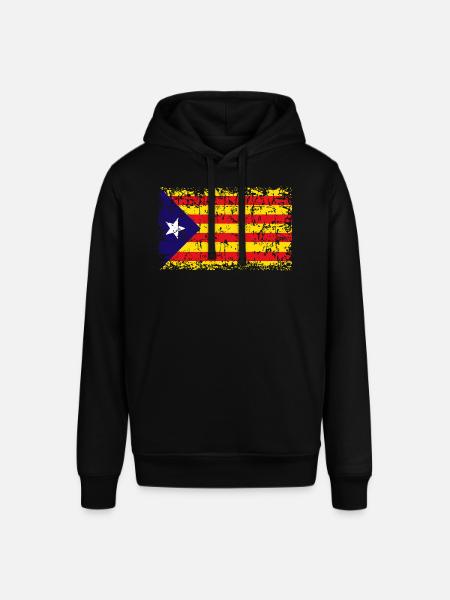 Catalonia Independence Flag - Stanley/Stella SOUNDER Unisex Hoodie - black