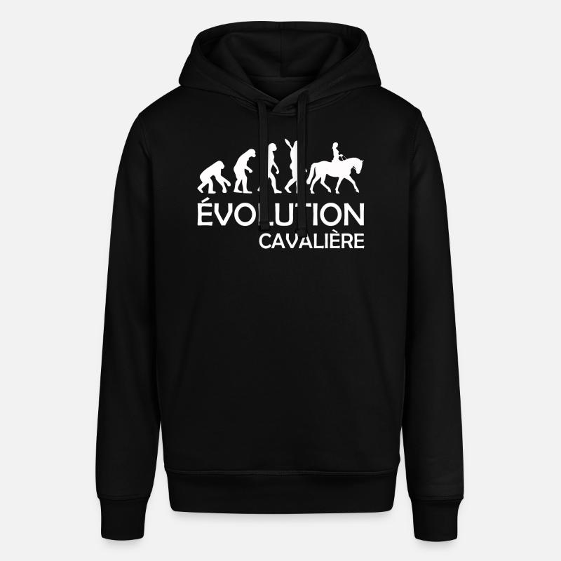 évolution cavalière - Sweat à capuche SOUNDER Stanley/Stella Unisexe - noir
