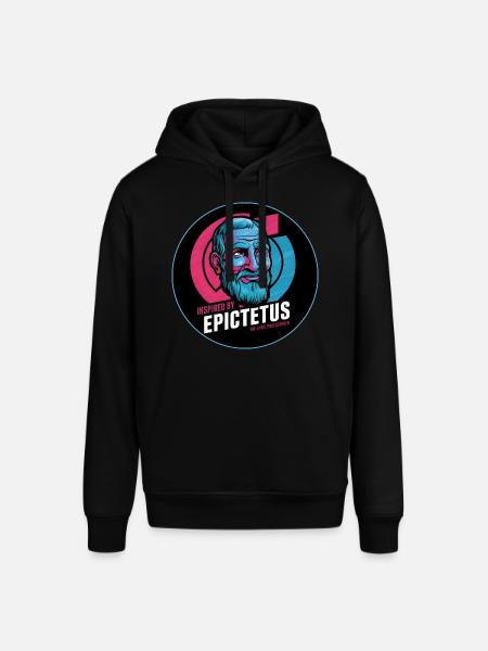 Epictetus Stoic Philosopher Stoicism Epictetus - Stanley/Stella SOUNDER Unisex Hoodie - black