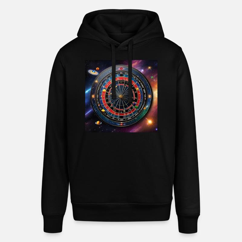 Précision astronomique - Fléchettes dans l’espace - Sweat à capuche SOUNDER Stanley/Stella Unisexe - noir