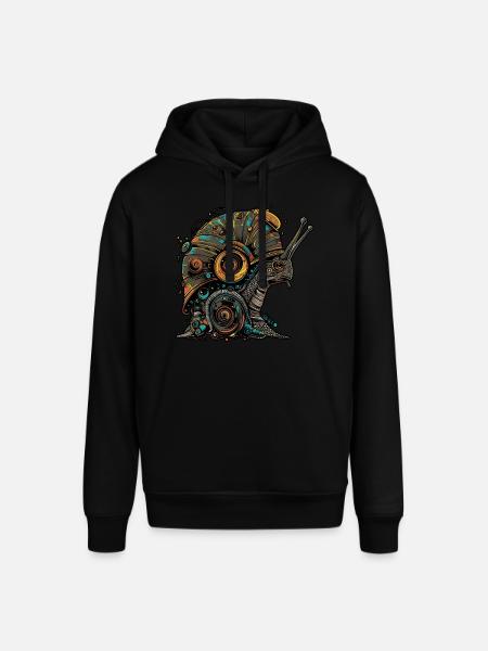 Crinchy Snail - Stanley/Stella SOUNDER Unisex Hoodie - black