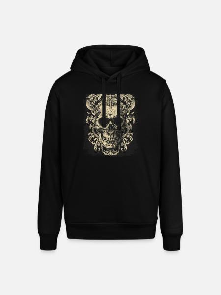 Gothic Skull - Stanley/Stella SOUNDER Unisex Hoodie - black