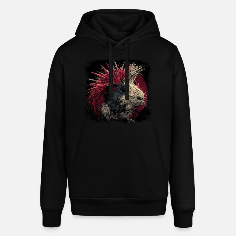 Cochon d’Inde Punk - Sweat à capuche SOUNDER Stanley/Stella Unisexe - noir