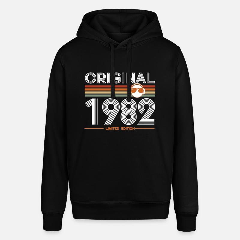 1982 - Sweat à capuche SOUNDER Stanley/Stella Unisexe - noir